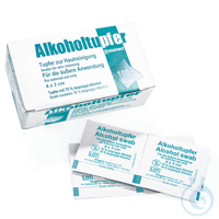 Alkoholtupfer ratiomed 6 x 3 cm (100 Stck.) UK = 50 Pack Alkoholtupfer...