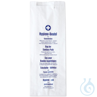 Hygienebeutel mit Seitenfalte, weiß (100 Stck.) UK = 10 Pack Hygienebeutel...