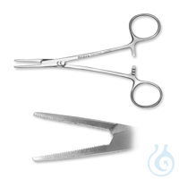 Halst.-Mosquito Arterienklemme megro gerade, gerieft, 12,5 cm Pack = 10 Stck....