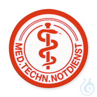 Schild: Med.Techn. Notdienst Schild: Med.Techn. Notdienst  