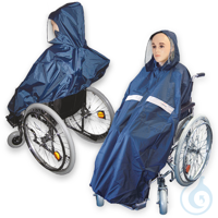Regencape marineblau für Erwachsene Universalgröße, ohne Arm Regencape...