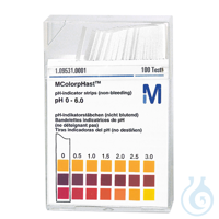 pH-Indikatorstäbchen nicht blutend pH 0-6 Acilit (1x100 T.)...