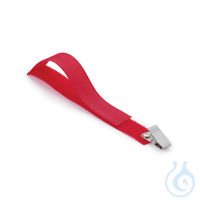 Universal-Schlauchhalter ratiomed OP-FIX mit Clip rot, 15 x 2 cm (25 Stck.)...