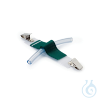 Universal-Schlauchhalter ratiomed OP-FIX DuoClip grün/weiß, 9,5x2,5 cm (25...