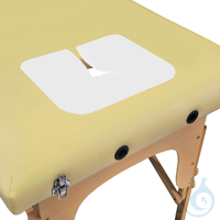 Massageliege-Gesichtsauflagen Vlies weiß 35 x 28 cm (100 Stck.)...