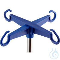 Kunststoff-Flaschenkreuz zum Aufstecken, blau Kunststoff-Flaschenkreuz zum...