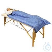 Vlies-Einmaldecke 190 x 110 cm blau ca. 300 g UK = 54 Stck. Vlies-Einmaldecke...