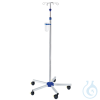 Infusionsständer ratiomed verchromt, Einhandhöhenverstellung Infusionsständer...