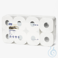 Tork Premium Toilettenpapier, 3-lagig, Toilet Soft, hochweiß (9 x 8 Rl.) Tork...