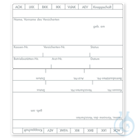 Adressfeldaufkleber eGK (1000 Stck.) Adressfeldaufkleber eGK (1000 Stck.)  