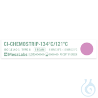 ChemoStrip 134°C/121°C Dampf-Stufenindikator (250 Stck.) ChemoStrip...