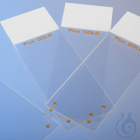 Objektträger SuperFrost Plus Gold geschliffen 90° (72 Stck.) Objektträger...