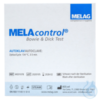 MELAcontrol Bowie & Dick Test MELAcontrol Bowie & Dick Test  