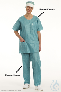 Green Touch Einmal-Kasack grün Gr. XL (45 Stck.) Green Touch Einmal-Kasack...