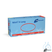 Nitril 3000 Blue X-Long U.-Handschuhe PF latexfrei, unsteril, Gr. S (100...