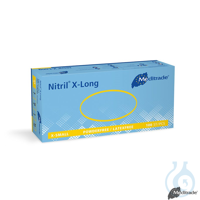 Nitril 3000 Blue X-Long U.-Handschuhe PF latexfrei, unsteril, Gr. M (100...