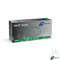 Nitril black U.-Handschuhe, PF, latexfrei, unsteril, Gr. L (100 Stck.) UK =...