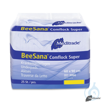 BeeSana Comflock Super Krankenunterlagen 2-lagig, 60 x 90 cm (6 x 25 Stck.)...
