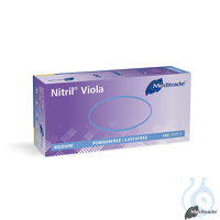 Nitril Viola U.-Handschuhe PF, latexfrei unsteril, Gr. M (100 Stck.) UK = 10...