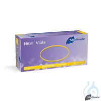 Nitril Viola U.-Handschuhe PF, latexfrei unsteril, Gr. XS (100 Stck.) UK = 10...