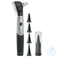 mini 3000 F.O. Otoskop 2,5 V LED, schwarz, mit Batteriegriff mini 3000 inkl....