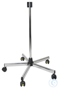 Rollstativ aus Metall mit Aufsatz für EL 3/EL 10 LED Untersuchungsleuchte...