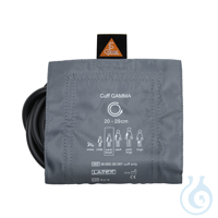 Klettenmanschette komplett, 2-Schlauch, Erwachsene klein, 14 x 53 cm für...