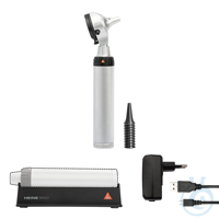 BETA 200 F.O. Otoskop-Kit LED mit BETA4 USB Ladegriff mit USB Kabel,...