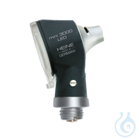 mini 3000 Otoskop-Kopf 2,5 V LED, schwarz, ohne Griff und ohne Zubehör mini...