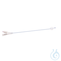SERVOCURA 2-Wege Ballonkatheter, Nelaton-Spitze Ch. 12, 5-10 ml Ballon UK =...