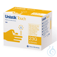 Unistik Touch 23 G, 2.0 mm Sicherheitslanzetten (100 Stck.) Unistik Touch 23...