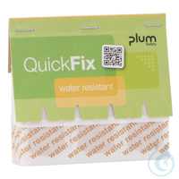QuickFix Water resistant Refill wasserfeste Pflaster (45 Strips) Kart. = 48...
