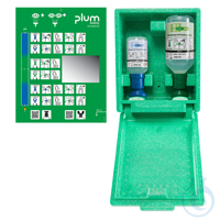 Plum Augen-Notfallstation mit 2 Flaschen in Wandbox mit separater...