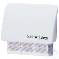 QuickFix UNO Pflasterspender weiß inkl. 45 Strips elastic  Pack = 10 Stck....