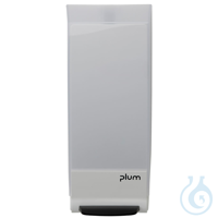 CombiPlum Desinfektionsmittelspender 1 Ltr. aus Kunststoff, weiß transparent...