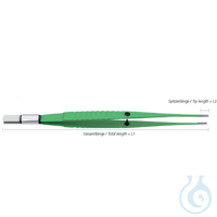 Pinzette bipolar, SiTec, 165 mm, 8 x 1 mm Pinzette bipolar, SiTec, 165 mm, 8...
