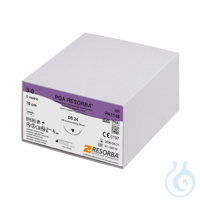 PGA-RESORBA DS 24 2/0=3 ungefärbt, Nahtmaterial Fadenlänge 70 cm (24 Stck.)...