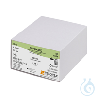 SUPRAMID HRT 18 3/0=2 schwarz, Nahtmaterial Fadenlänge 75 cm (36 Stck.)...