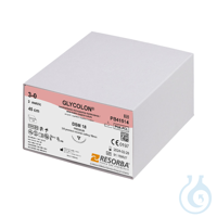 GLYCOLON DSM 18 3/0=2 ungefärbt, Nahtmaterial Fadenlänge 45 cm (24 Stck.)...
