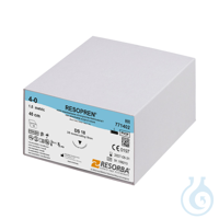 RESOPREN DS 18 4/0=1,5 blau monofil, Nahtmaterial Fadenlänge 45 cm (36 Stck.)...