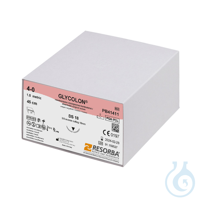 GLYCOLON DS 18 4/0=1,5 ungefärbt, Nahtmaterial Fadenlänge 45 cm (24 Stck.)...