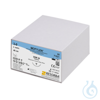 MOPYLEN DSM 24 3/0=2 blau monofil, Nahtmaterial Fadenlänge 45 cm (36 Stck.)...
