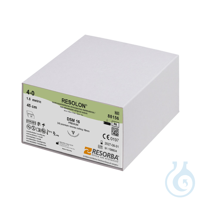 RESOLON DSM 16 4/0=1,5 blau monofil, Nahtmaterial Fadenlänge 45 cm (36 Stck.)...