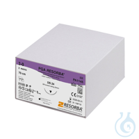 PGA-RESORBA DS 24 3/0=2 ungefärbt, Nahtmaterial Fadenlänge 70 cm (24 Stck.)...
