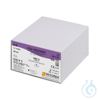 PGA-RESORBA DSM 13 4/0=1,5 ungefärbt, Nahtmaterial Fadenlänge 45 cm (24...