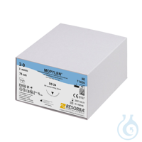 MOPYLEN DS 24 2/0=3 blau monofil, Nahtmaterial Fadenlänge 75 cm (36 Stck.)...