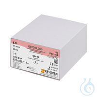 GLYCOLON DSM 13 6/0=0,7 ungefärbt Nahtmaterial Fadenlänge 45 cm (24 Stck.)...