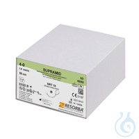 SUPRAMID DRT 18 4/0=1,5 weiß, Nahtmaterial Fadenlänge 50 cm (36 Stck.)...