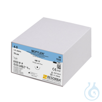 MOPYLEN HR 17 4/0=1,5 blau monofil, Nahtmaterial Fadenlänge 75 cm (36 Stck.)...