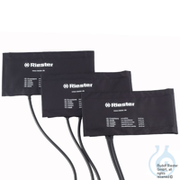 Klettenmanschette Erwachsene, 54,5 x 14,5 cm, Doppelschlauch, schwarz...